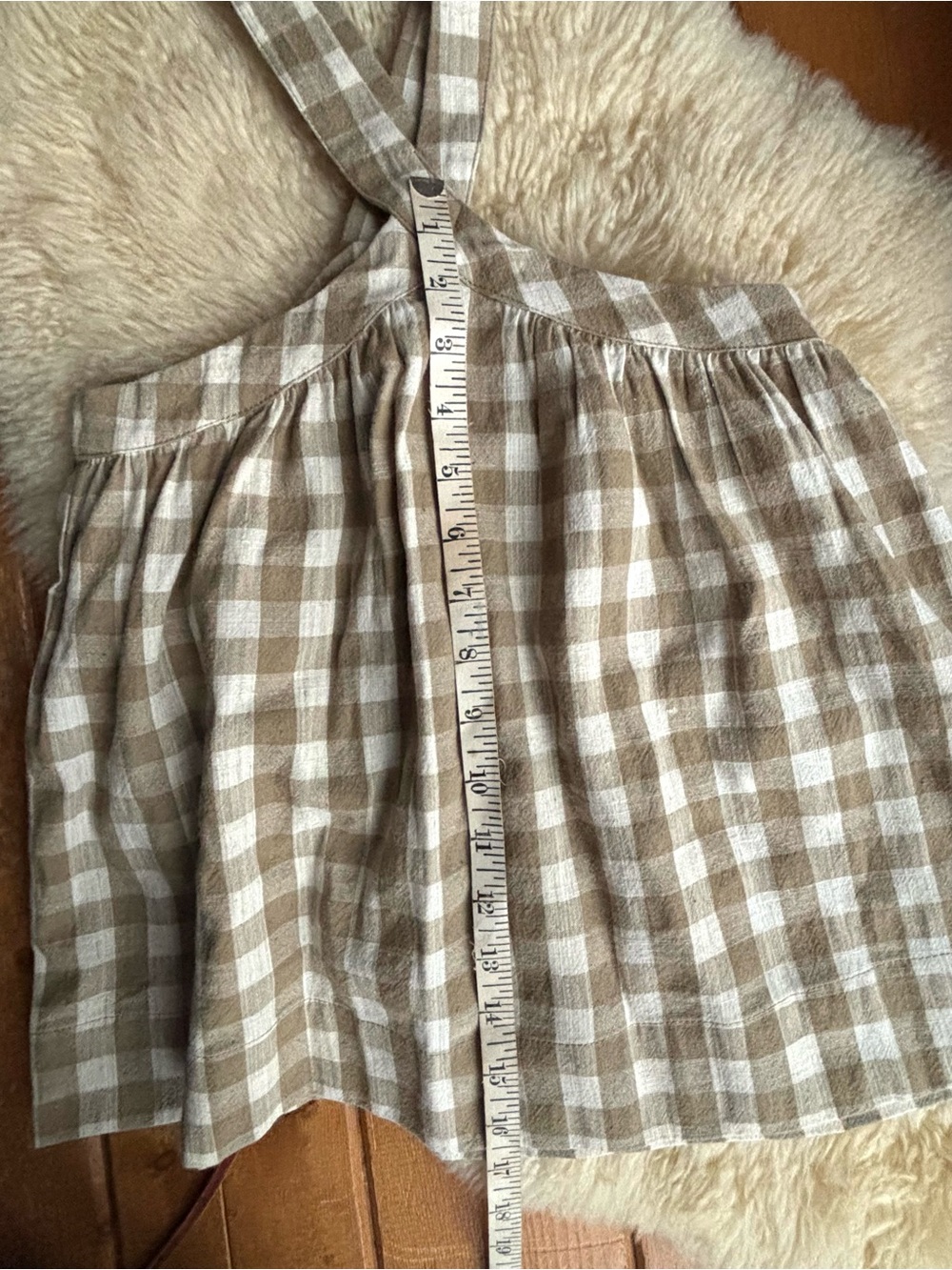 NWT Girls Gingham Pinafore - Picture 10 of 10